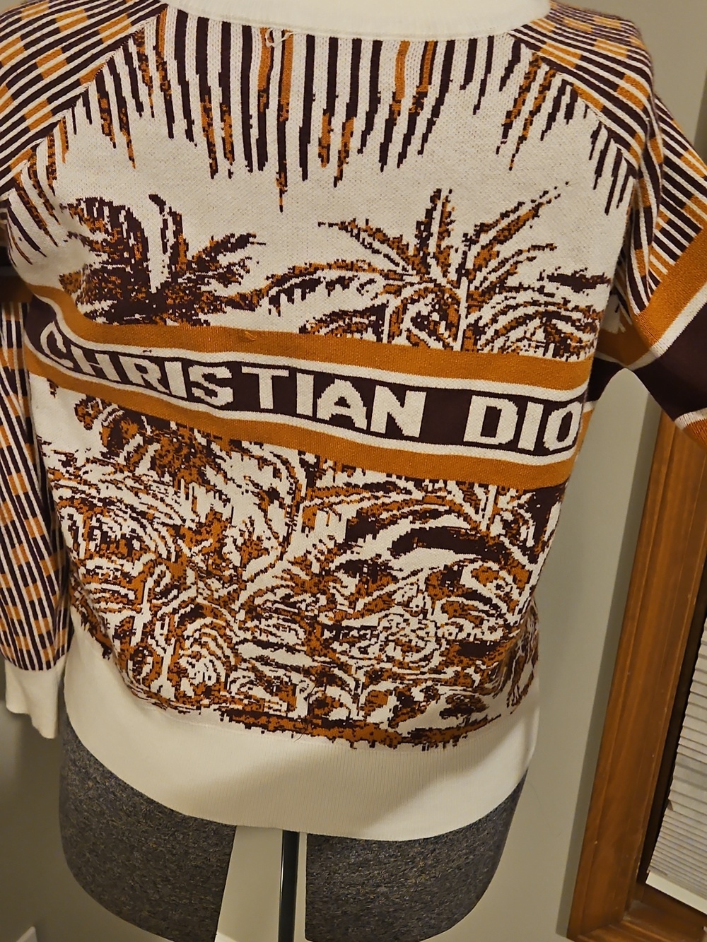Christian Dior Authenticity Unknown Zip Up Sweater